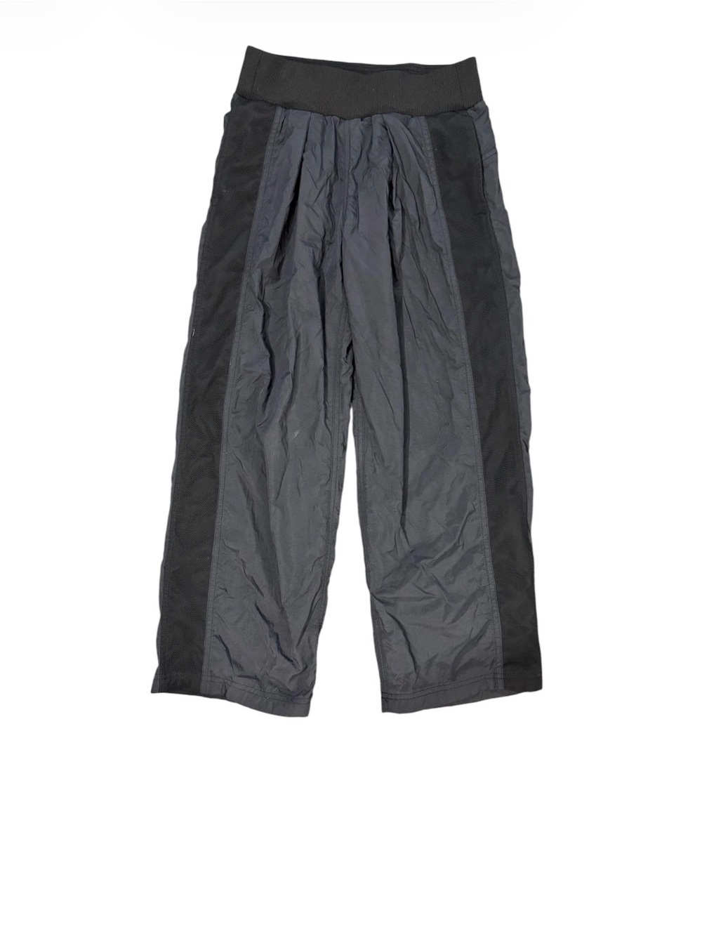 Old Navy | High-Waisted Crinkle Wide-Leg Pants for Girls Black, Size M (8)